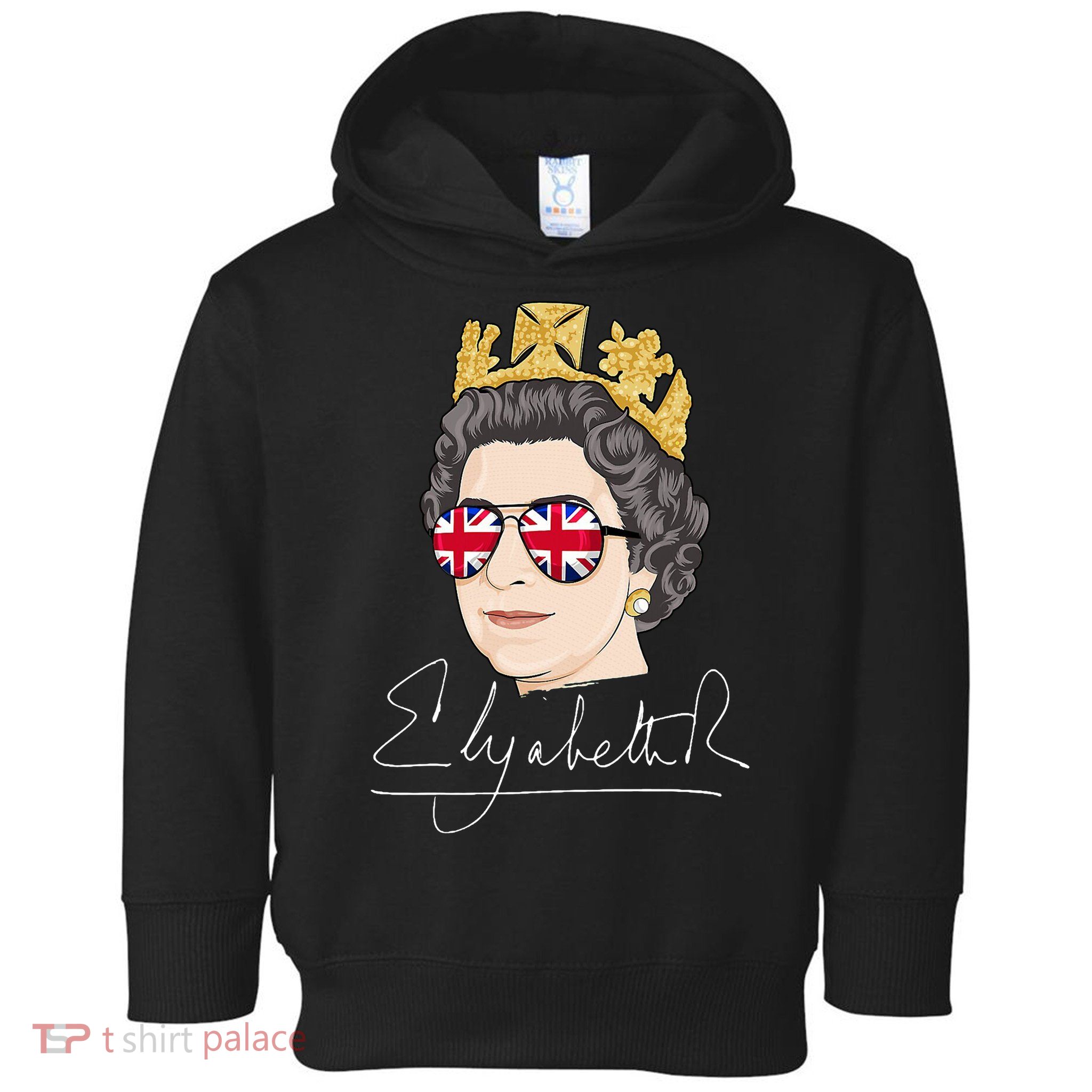 Queen Elizabeth II Signature Autograph Toddler Hoodie