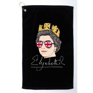 Queen Elizabeth II Signature Autograph Platinum Collection Golf Towel