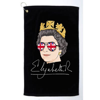 Queen Elizabeth II Signature Autograph Golf Towel
