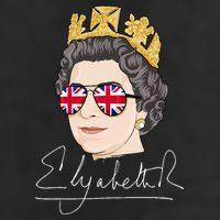 Queen Elizabeth II Signature Autograph Golf Towel