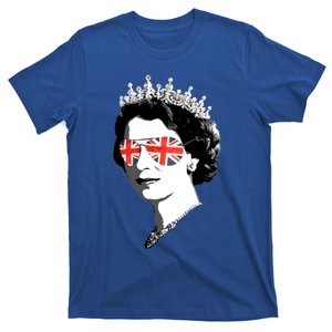 Queen Elizabeth Ii Sunglasses British Crown Union Jack Meme Great Gift T-Shirt