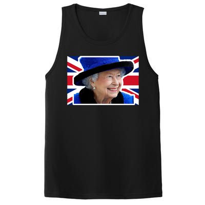 Queen Elizabeth II British Queen September 8 2022 Queen Of England UK Flag PosiCharge Competitor Tank