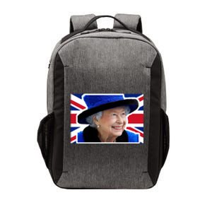 Queen Elizabeth II British Queen September 8 2022 Queen Of England UK Flag Vector Backpack