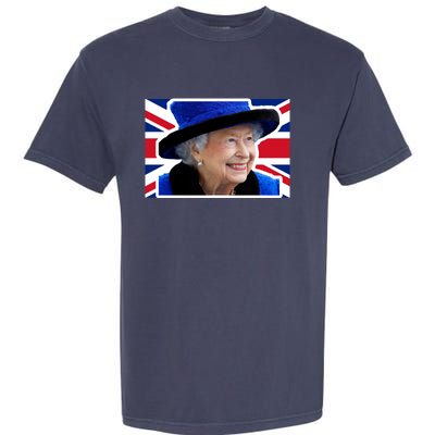 Queen Elizabeth II British Queen September 8 2022 Queen Of England UK Flag Garment-Dyed Heavyweight T-Shirt