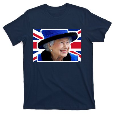 Queen Elizabeth II British Queen September 8 2022 Queen Of England UK Flag T-Shirt