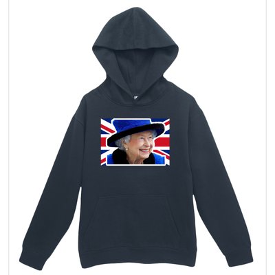 Queen Elizabeth II British Queen September 8 2022 Queen Of England UK Flag Urban Pullover Hoodie