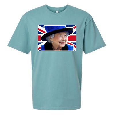 Queen Elizabeth II British Queen September 8 2022 Queen Of England UK Flag Sueded Cloud Jersey T-Shirt