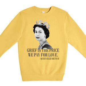 Queen Elizabeth II Inspiring Quote Premium Crewneck Sweatshirt