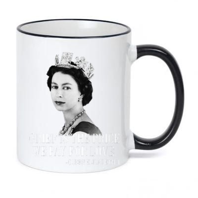 Queen Elizabeth II Inspiring Quote 11oz Black Color Changing Mug