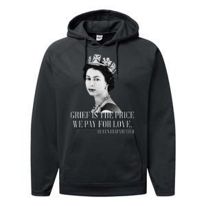 Queen Elizabeth II Inspiring Quote Performance Fleece Hoodie