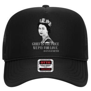 Queen Elizabeth II Inspiring Quote High Crown Mesh Back Trucker Hat