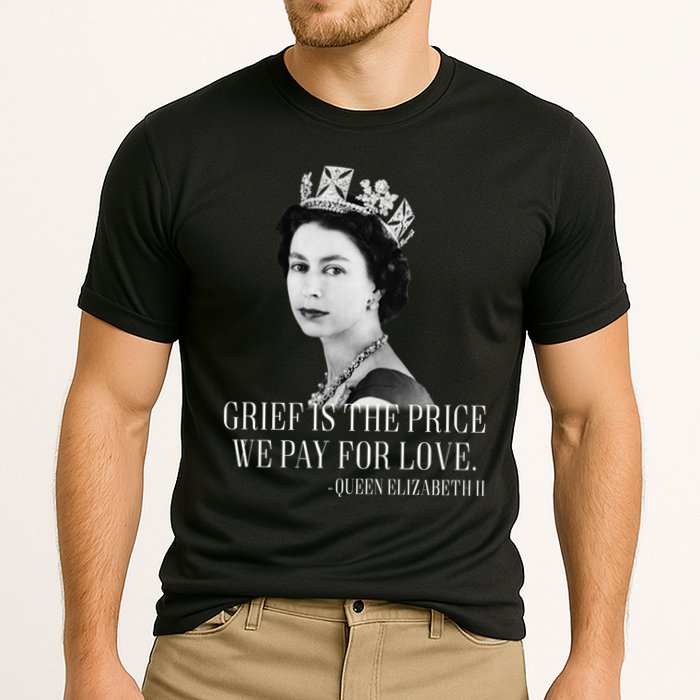 Queen Elizabeth II Inspiring Quote Cooling Performance Crew T-Shirt