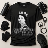 Queen Elizabeth II Inspiring Quote Cooling Performance Crew T-Shirt