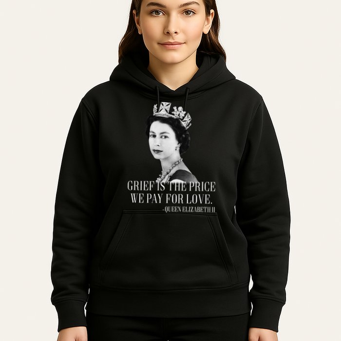 Queen Elizabeth II Inspiring Quote Hoodie