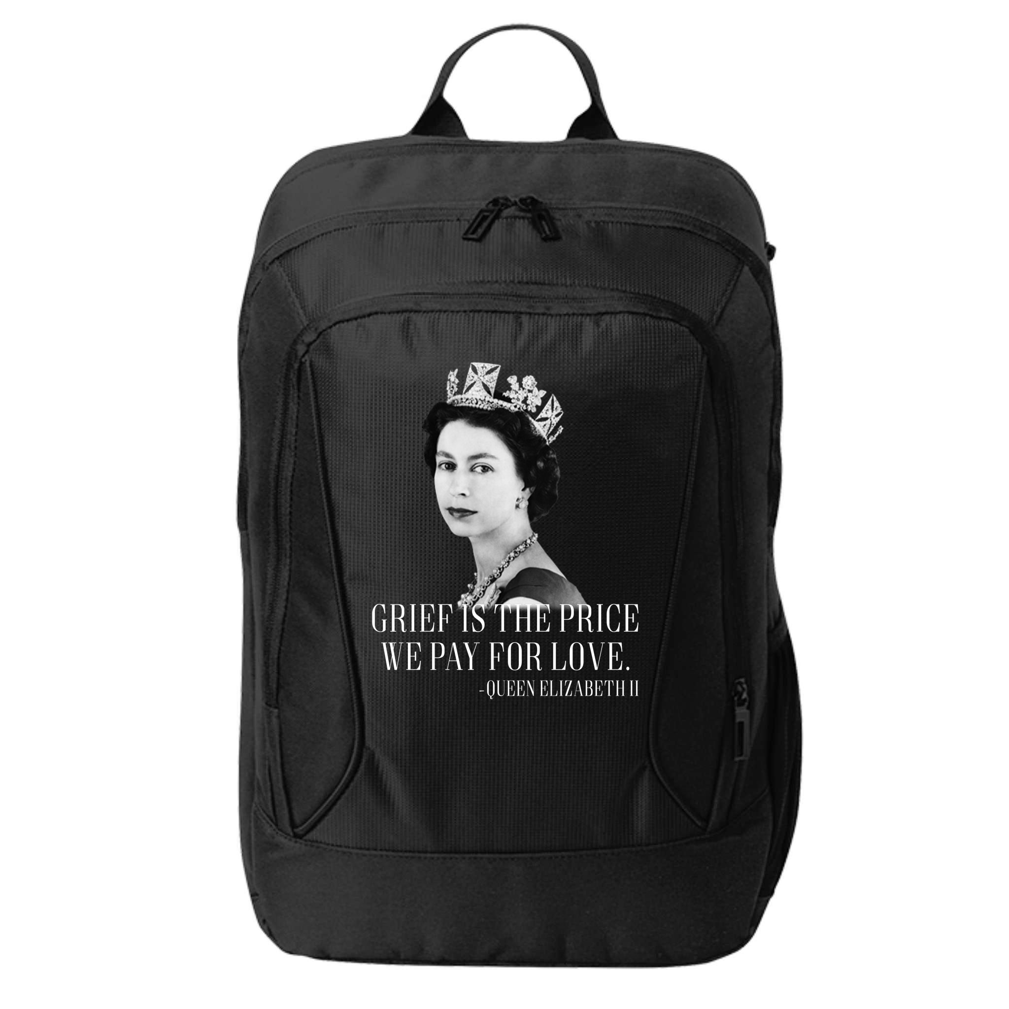 Queen Elizabeth II Inspiring Quote City Backpack