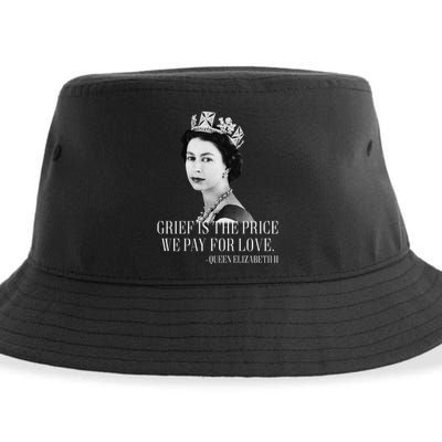 Queen Elizabeth II Inspiring Quote Sustainable Bucket Hat