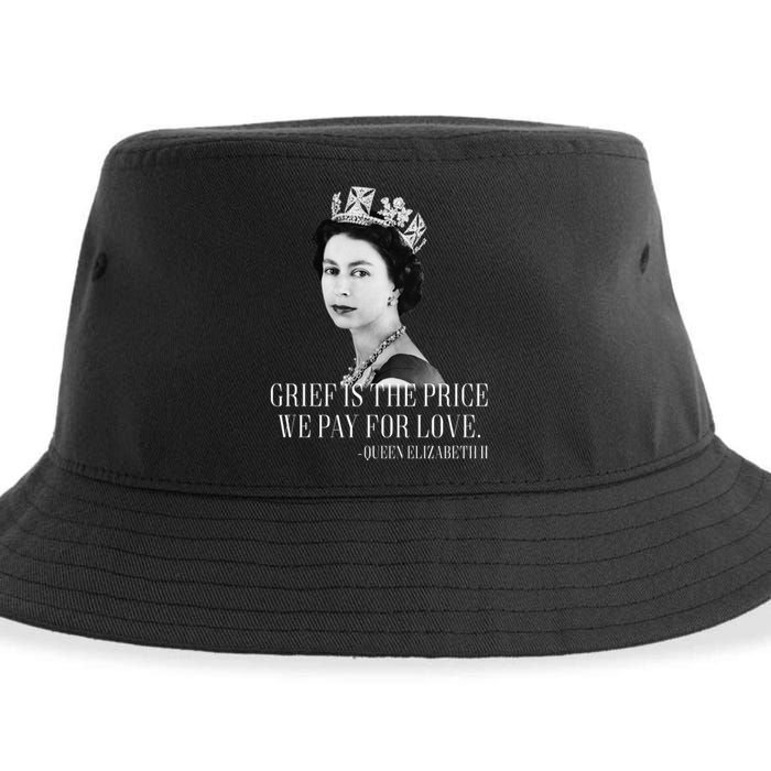 Queen Elizabeth II Inspiring Quote Sustainable Bucket Hat