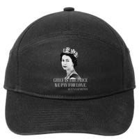 Queen Elizabeth II Inspiring Quote 7-Panel Snapback Hat