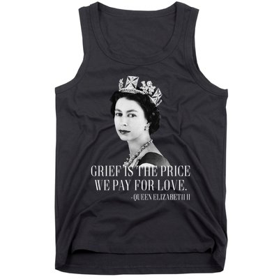 Queen Elizabeth II Inspiring Quote Tank Top