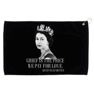 Queen Elizabeth II Inspiring Quote Grommeted Golf Towel