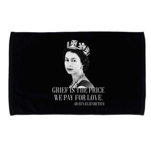 Queen Elizabeth II Inspiring Quote Microfiber Hand Towel