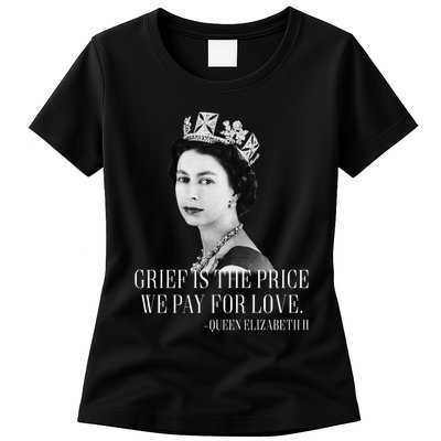 Queen Elizabeth II Inspiring Quote Womens T-Shirt
