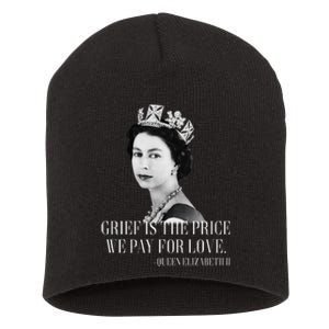 Queen Elizabeth II Inspiring Quote Short Acrylic Beanie