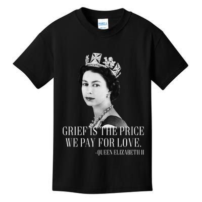 Queen Elizabeth II Inspiring Quote Kids T-Shirt