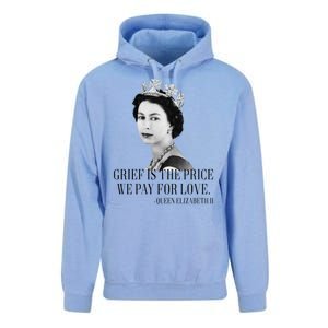 Queen Elizabeth II Inspiring Quote Unisex Surf Hoodie