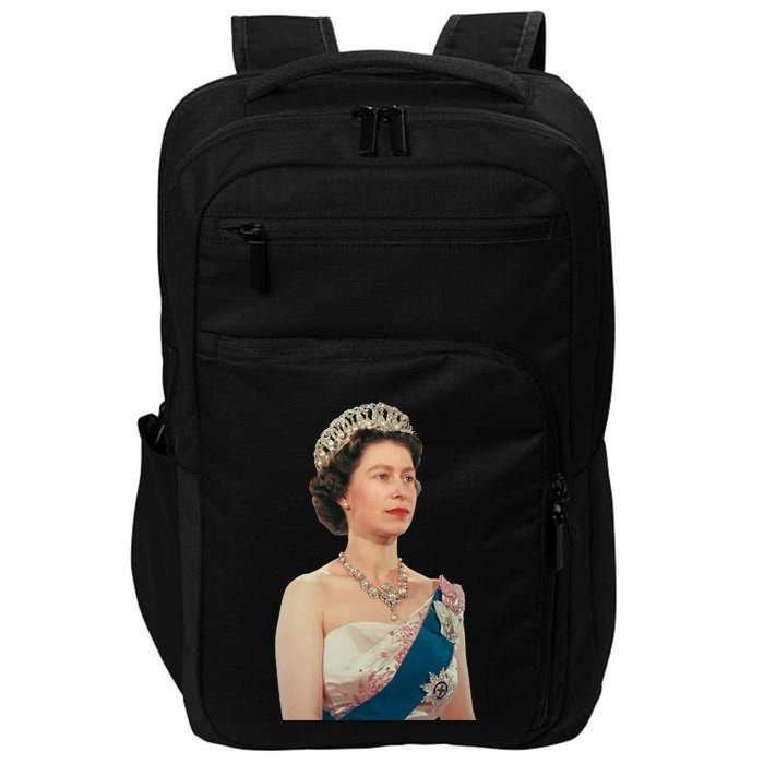 Queen Elizabeth's II British Crown Majesty Portrait Impact Tech Backpack