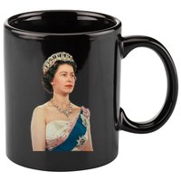 Queen Elizabeth's II British Crown Majesty Portrait 11oz C Handle Ceramic Mug