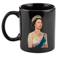Queen Elizabeth's II British Crown Majesty Portrait 11oz C Handle Ceramic Mug
