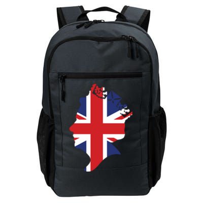 Queen Elizabeth II British Crown Union Jack Meme Daily Commute Backpack