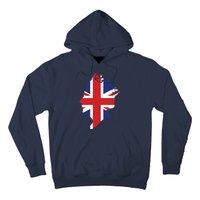 Queen Elizabeth II British Crown Union Jack Meme Hoodie