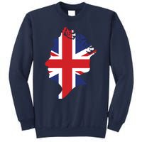 Queen Elizabeth II British Crown Union Jack Meme Sweatshirt