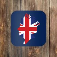 Queen Elizabeth II British Crown Union Jack Meme Coaster