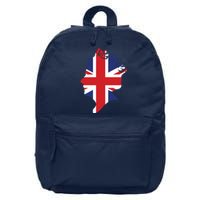 Queen Elizabeth II British Crown Union Jack Meme 16 in Basic Backpack