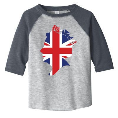 Queen Elizabeth II British Crown Union Jack Meme Toddler Fine Jersey T-Shirt