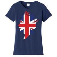 Queen Elizabeth II British Crown Union Jack Meme Women's T-Shirt