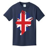 Queen Elizabeth II British Crown Union Jack Meme Kids T-Shirt