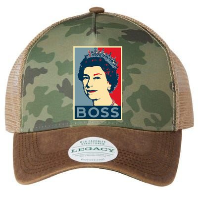 Queen Elizabeth II Boss Her Royal Highness Legacy Tie Dye Trucker Hat
