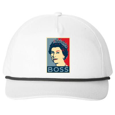 Queen Elizabeth II Boss Her Royal Highness Snapback Five-Panel Rope Hat