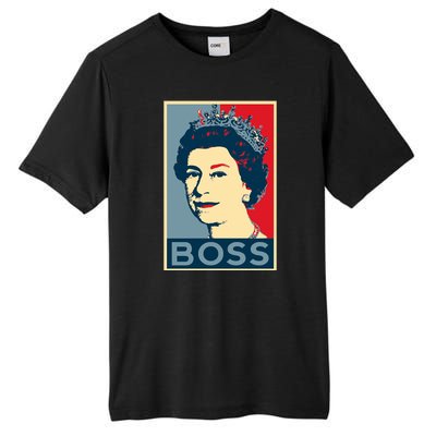 Queen Elizabeth II Boss Her Royal Highness Tall Fusion ChromaSoft Performance T-Shirt