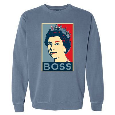 Queen Elizabeth II Boss Her Royal Highness Garment-Dyed Sweatshirt