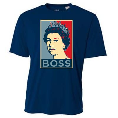 Queen Elizabeth II Boss Her Royal Highness Cooling Performance Crew T-Shirt