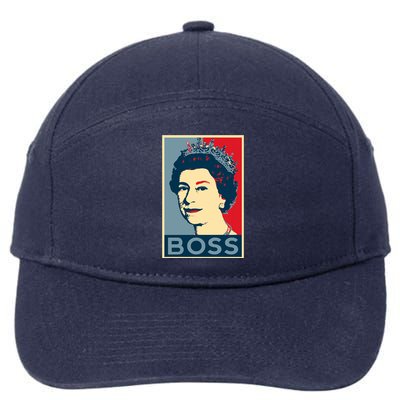 Queen Elizabeth II Boss Her Royal Highness 7-Panel Snapback Hat