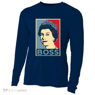 Queen Elizabeth II Boss Her Royal Highness Cooling Performance Long Sleeve Crew