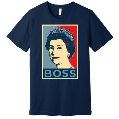 Queen Elizabeth II Boss Her Royal Highness Premium T-Shirt