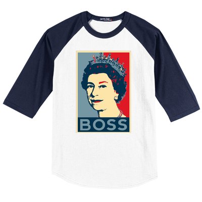 Queen Elizabeth II Boss Her Royal Highness Baseball Sleeve Shirt