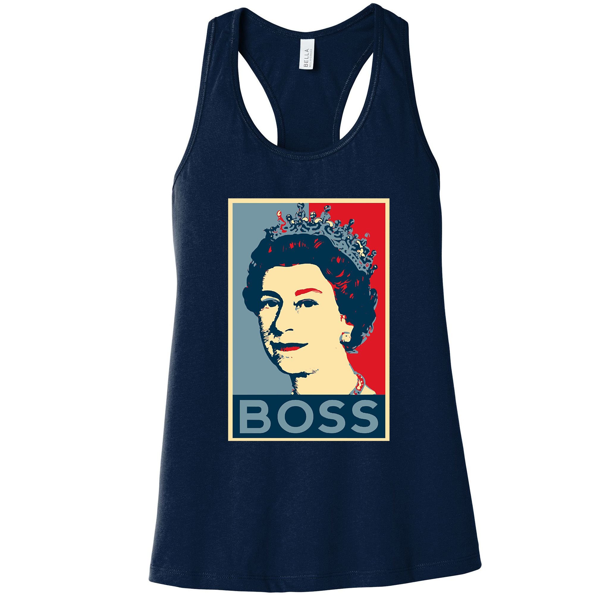 Queen Elizabeth II Boss Her Royal Highness Womens Tank Top
